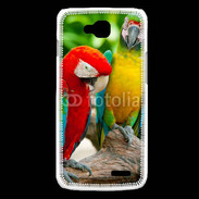 Coque LG L90 Couple de perroquets