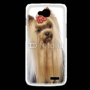 Coque LG L90 Yorkie de face