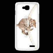 Coque LG L90 Chaton sur une corde