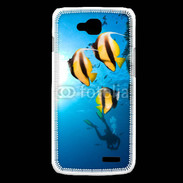 Coque LG L90 Poisson jaune et noir