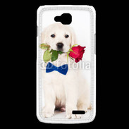 Coque LG L90 Chiot gentleman