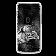 Coque LG L90 Tigre du Bengale en noir et blanc