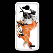 Coque LG L90 Trio de chevaux