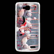 Coque LG L90 flamand rose