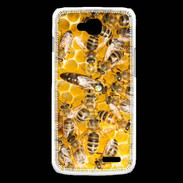 Coque LG L90 Ruche d'abeilles