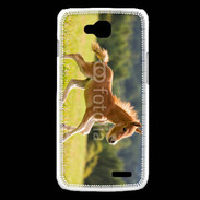 Coque LG L90 Poulain dans un champs