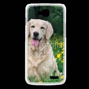 Coque LG L90 Portrait de Chien Golden 5