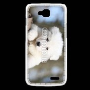 Coque LG L90 Chiot berger blanc suisse