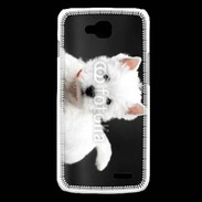 Coque LG L90 Chiot blanc 5