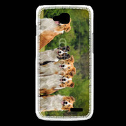 Coque LG L90 Groupe de 5 chiens Border Collie