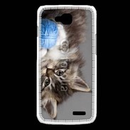Coque LG L90 Chaton et pelote de laine