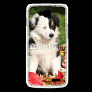 Coque LG L90 Adorable chiot Border collie