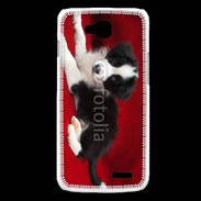 Coque LG L90 Chiot noir et blanc 5