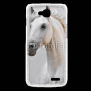 Coque LG L90 Portrait cheval blanc 11