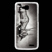 Coque LG L90 Combat d'animaux sauvages