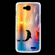 Coque LG L90 Dauphin dans l'océan 5
