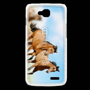 Coque LG L90 Course de chevaux
