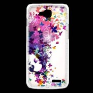 Coque LG L90 Cheveux de papillons