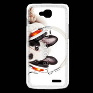 Coque LG L90 Chien et musique