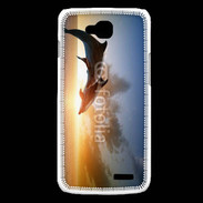 Coque LG L90 Saut de dauphin au couché de soleil