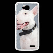 Coque LG L90 Portrait de Bull terrier blanc 5