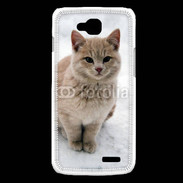 Coque LG L90 Chat dans la neige