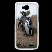 Coque LG L90 2 pingouins