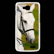 Coque LG L90 Portrait cheval blanc 25