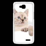 Coque LG L90 Petit chaton en portrait