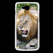Coque LG L90 Portrait de lion 25