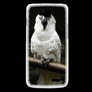 Coque LG L90 Parrot blanc 10