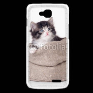 Coque LG L90 Chaton dans un sac