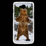 Coque LG L90 Grizzly en colère