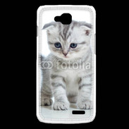 Coque LG L90 Chaton gris en balade