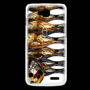 Coque LG L90 Quille de bowling dorée