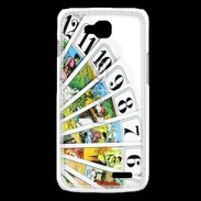 Coque LG L90 Cartes de tarot sur fond blanc