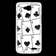 Coque LG L90 Cartes Pique et trèfle