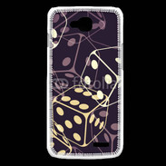 Coque LG L90 Illustration de dés noirs