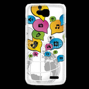 Coque LG L90 Réseau social 2