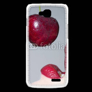 Coque LG L90 Cerise et bouche 3