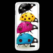 Coque LG L90 Pile de coccinelles