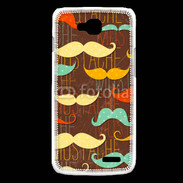 Coque LG L90 Fond en moustache