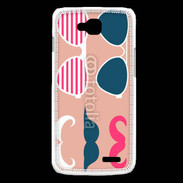 Coque LG L90 Moustache et lunettes 5