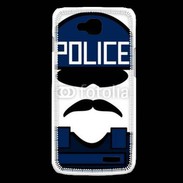 Coque LG L90 Moustache policier