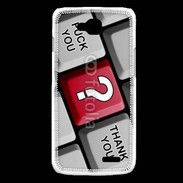 Coque LG L90 Humour clavier ordinateur