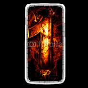 Coque LG L90 Un en feu