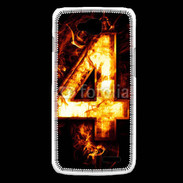 Coque LG L90 Quatre en feu