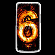Coque LG L90 Six en feu