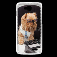 Coque LG L90 Chien informaticien