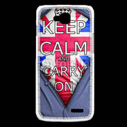 Coque LG L90 Keep Calm Businessman